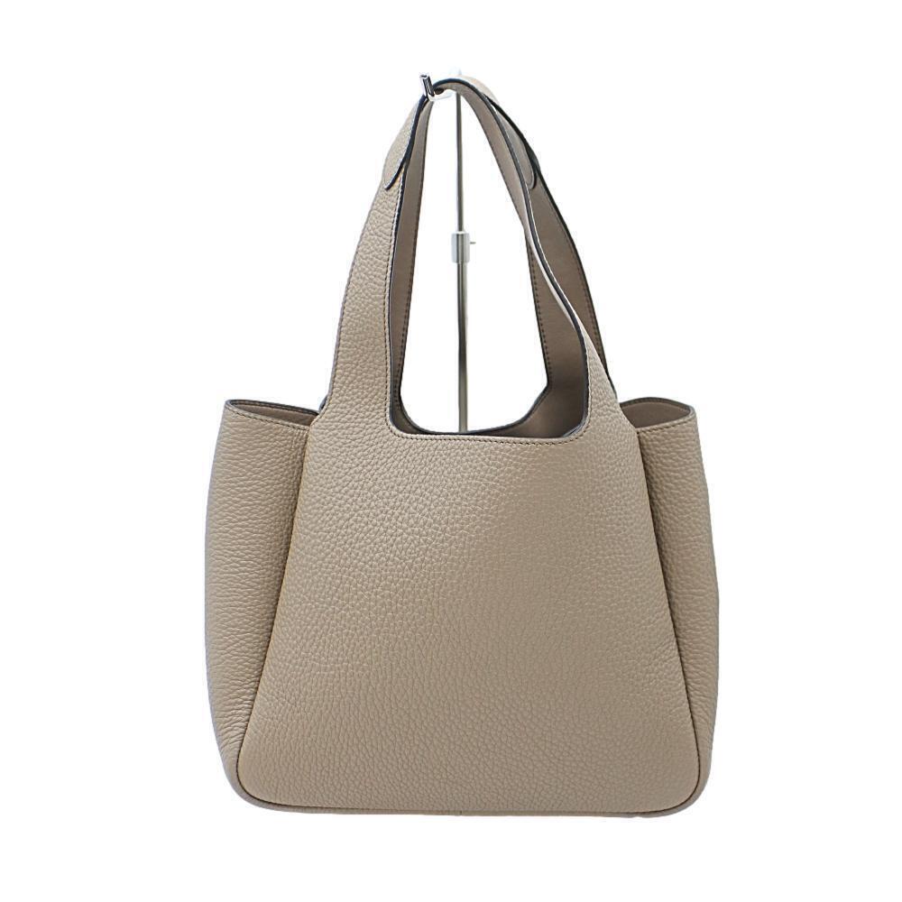 Prada Leather Tote Bag Handbag Cream Daino